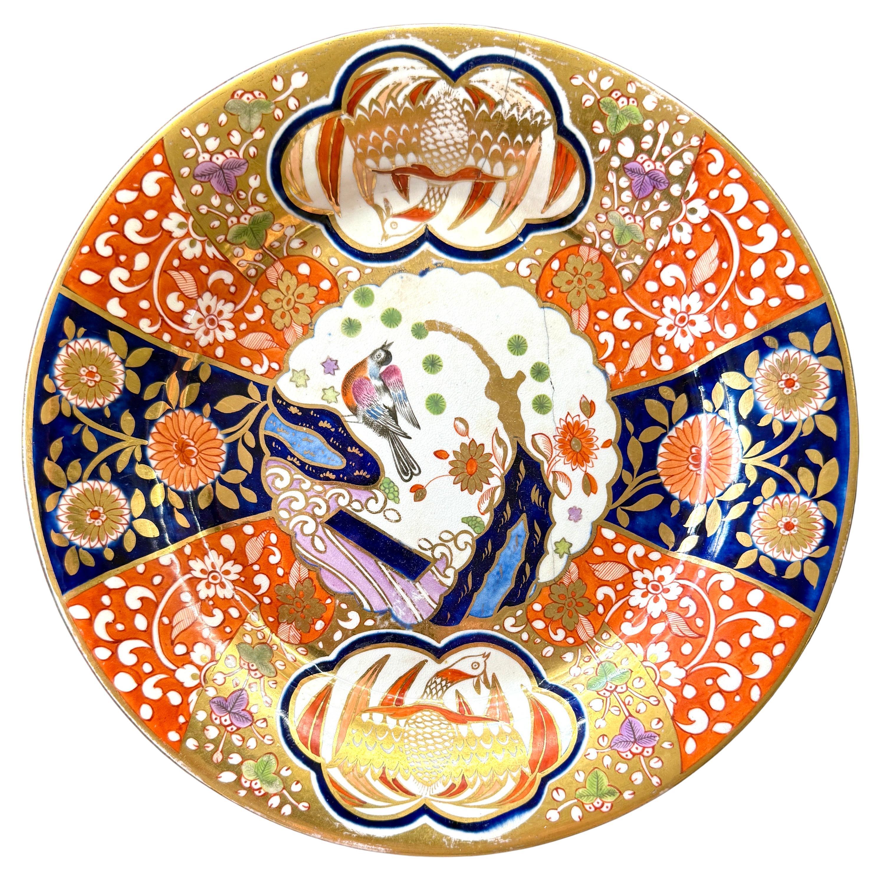 Straordinario piatto da gabinetto in porcellana inglese Spode della fine del XVIII secolo, Patt. 257, a/f in vendita