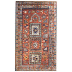 Antique Extraordinary Late 19th Century Kazak Rug