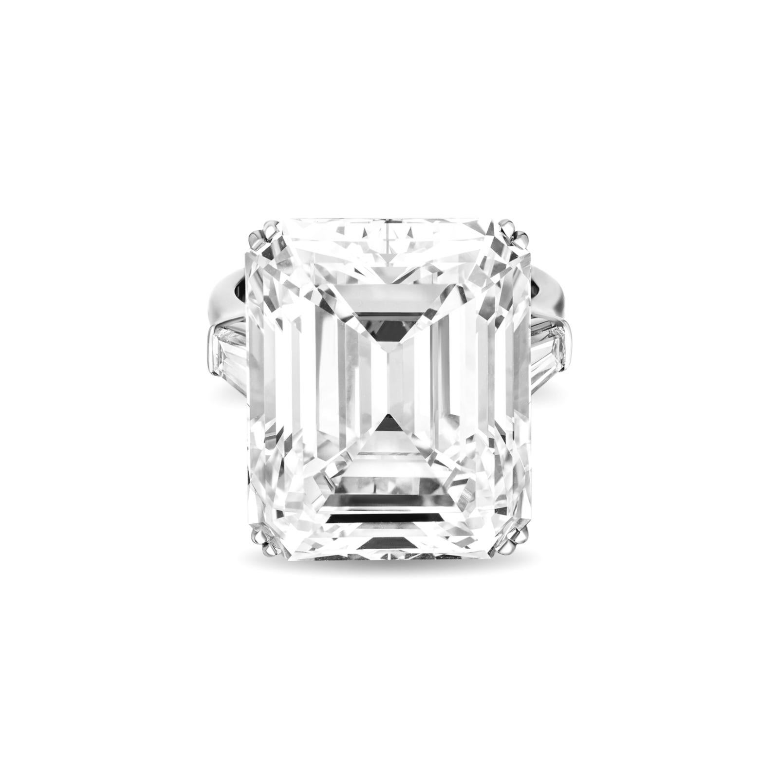 Emerald Cut Extraordinary Legacy in Diamond Form Harry Winston 28.13ct Masterpiece For Sale