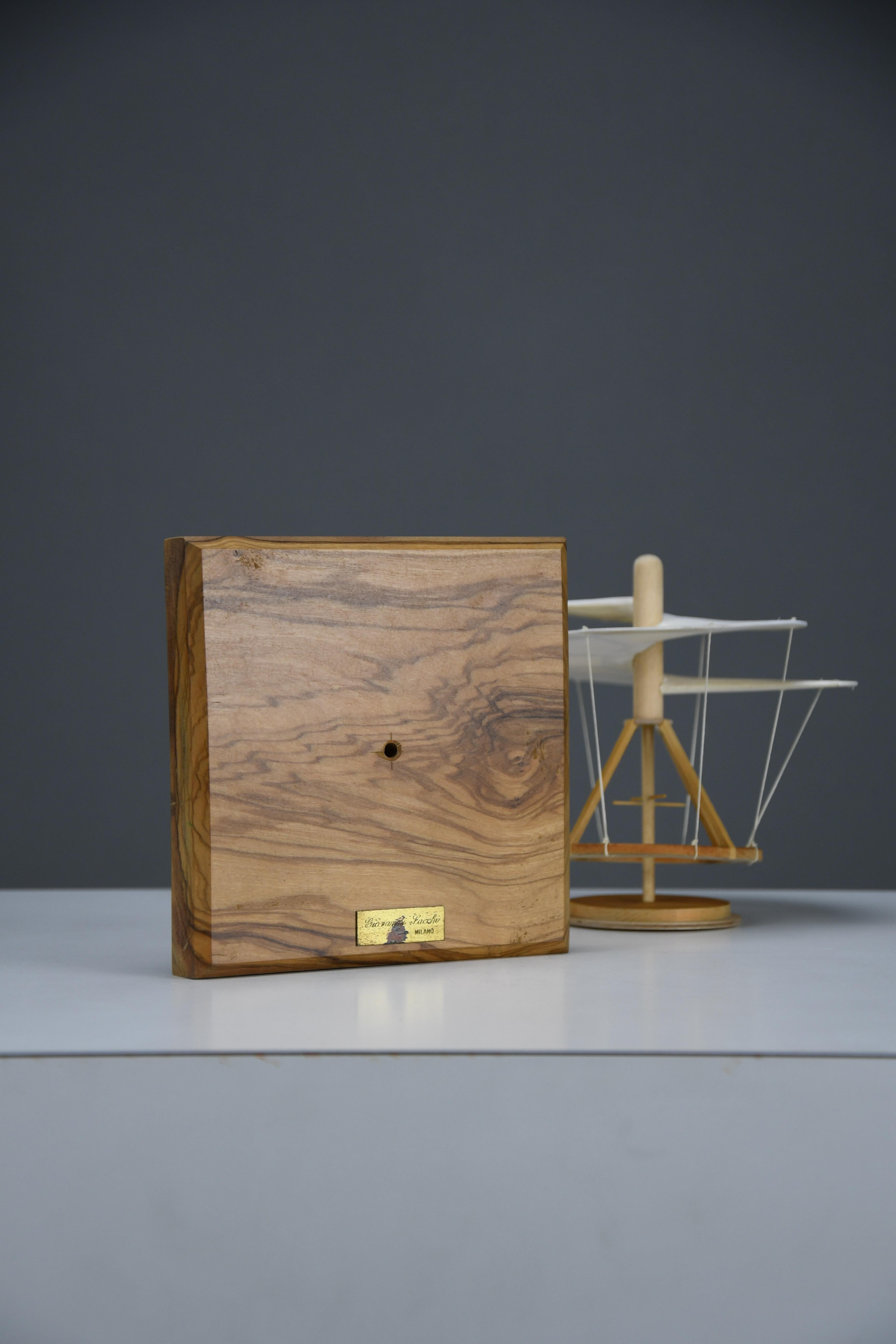 Straordinario modello di elicottero di Leonardo da Vinci - di Giovanni Sacchi in vendita 2