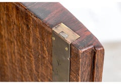 Extraordinary Louis XV/ XVI Style Highly Figured Inlaid Buffet Cabinet