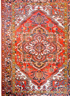Extraordinary Mid-20th Century Heriz Rug