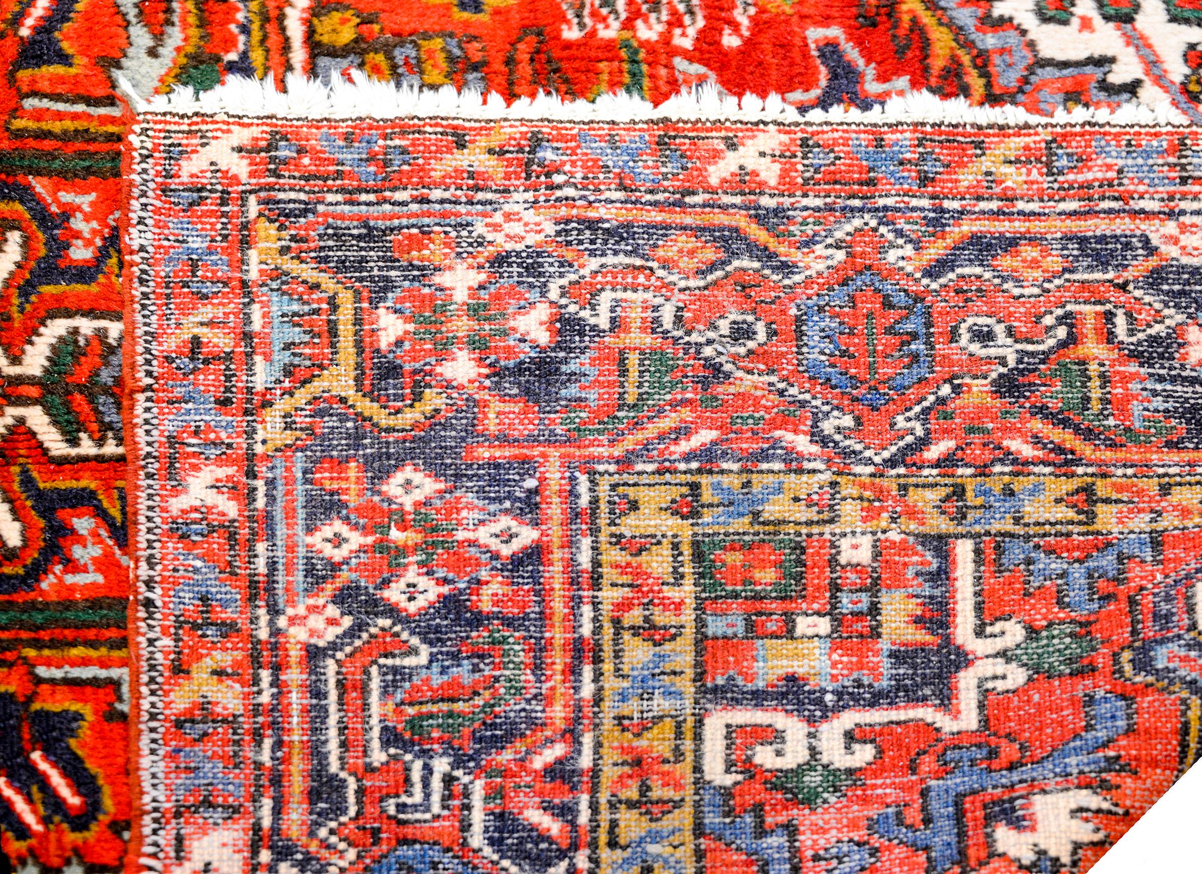Extraordinary Mid-20th Century Heriz Rug For Sale 1
