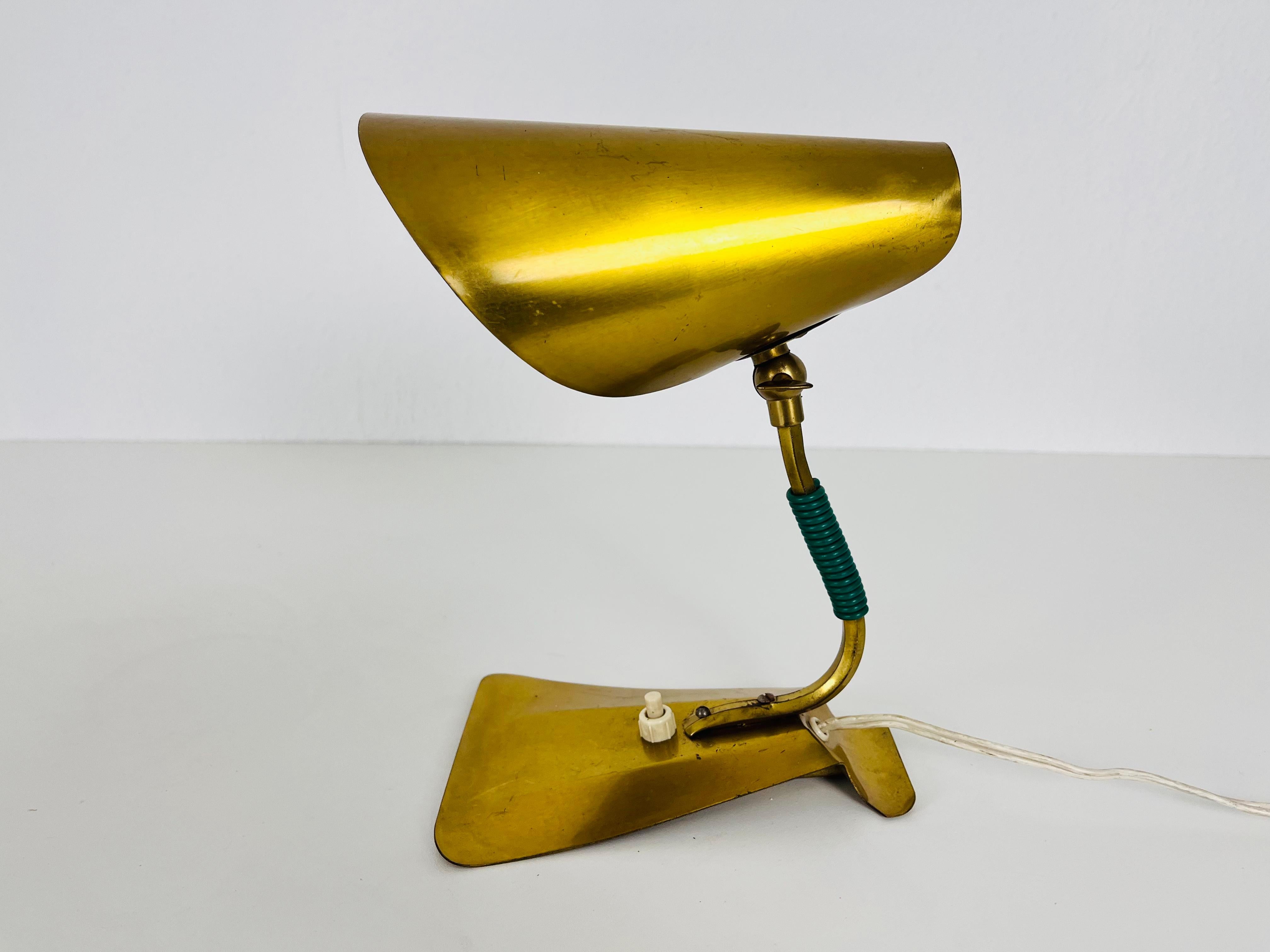 Extraordinary Mid-Century Modern Stilnovo Brass Table Lamps, Pair, 1960s For Sale 7