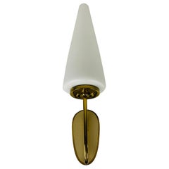 Extraordinary Midcentury Wall Lamp, France, 1950s