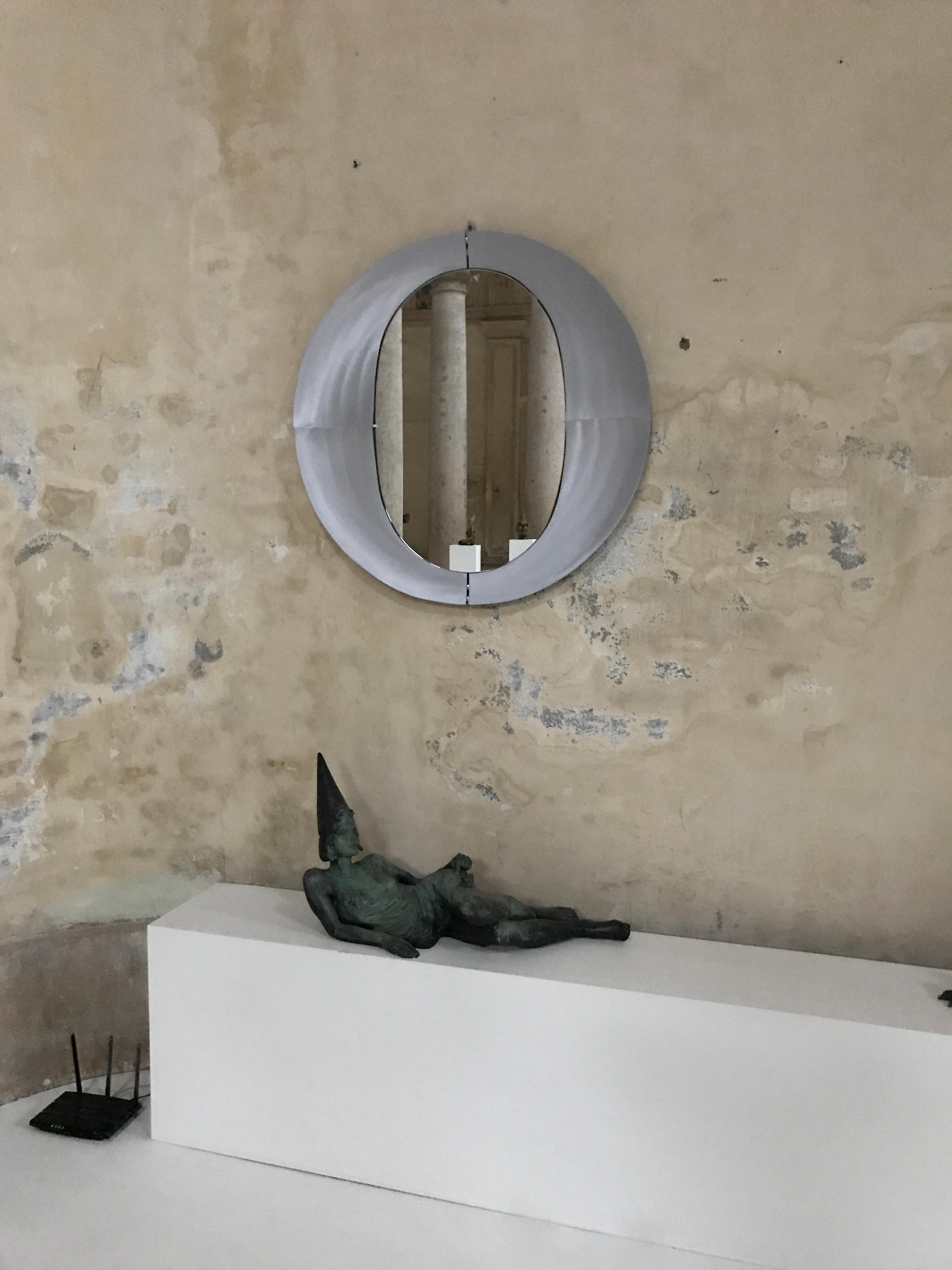 Extraordinary Mirror Signed Burchiellaro In Excellent Condition In Piacenza, Italy