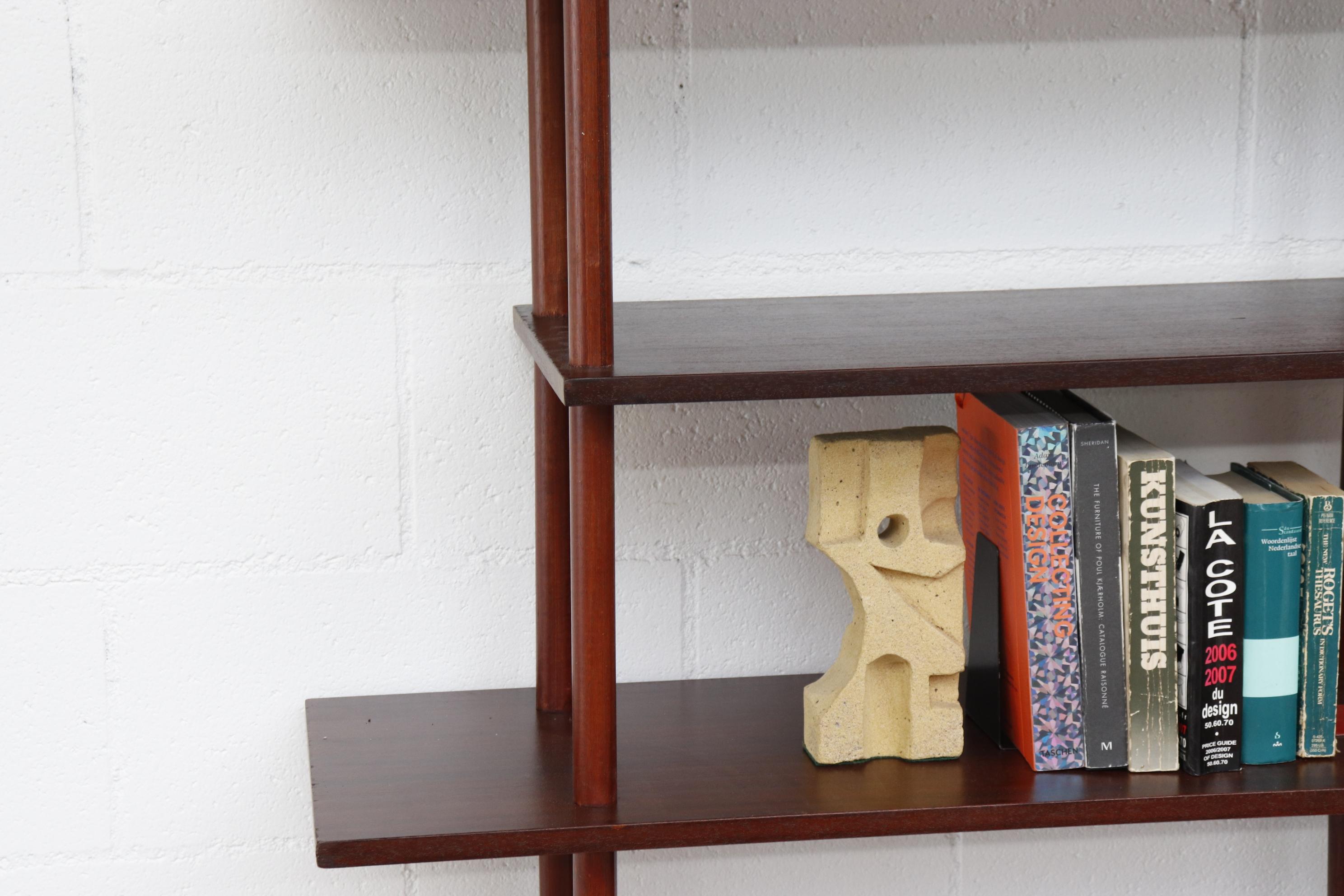 Extraordinary Modernist Stick Bookshelf In Good Condition In Los Angeles, CA