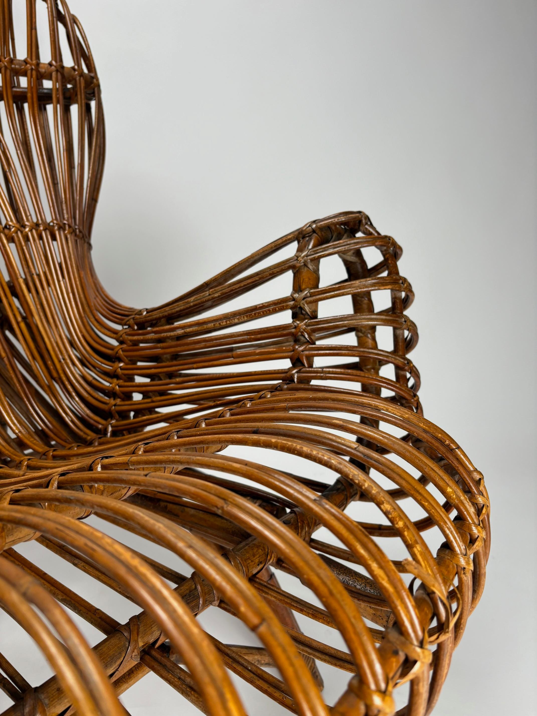 Außergewöhnliches Sesselpaar 'Gala' von Franco Albini für Bonacina, Italien 1951 (Italienisch) im Angebot