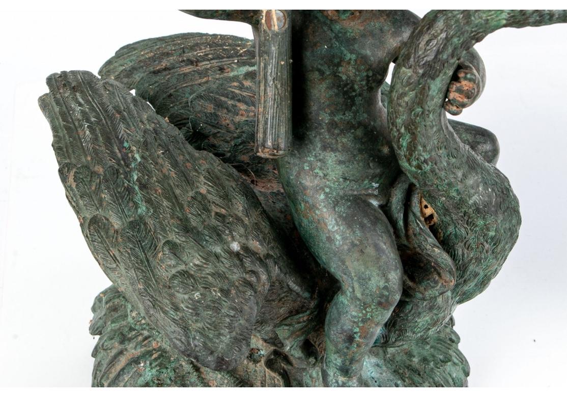 Extraordinary Pair of Neoclassical Style Antique Bronze Candelabra 1
