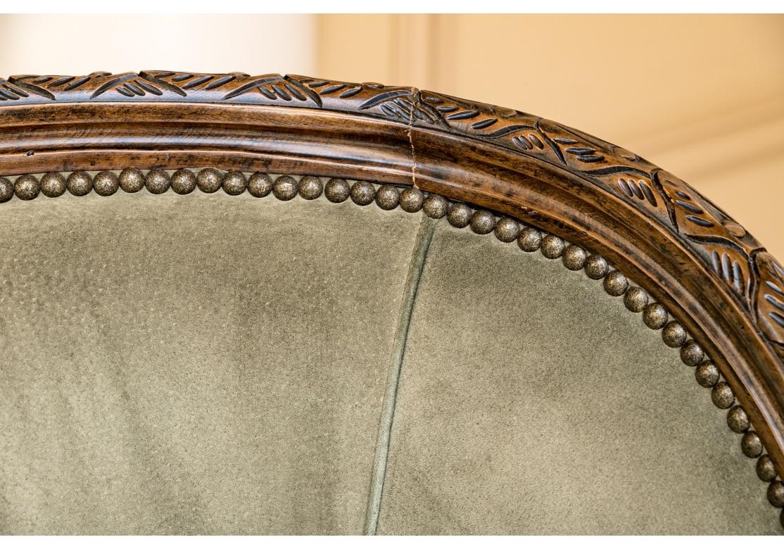 Extraordinary Pair Of Ram’s Head Club Chairs For Sale 3