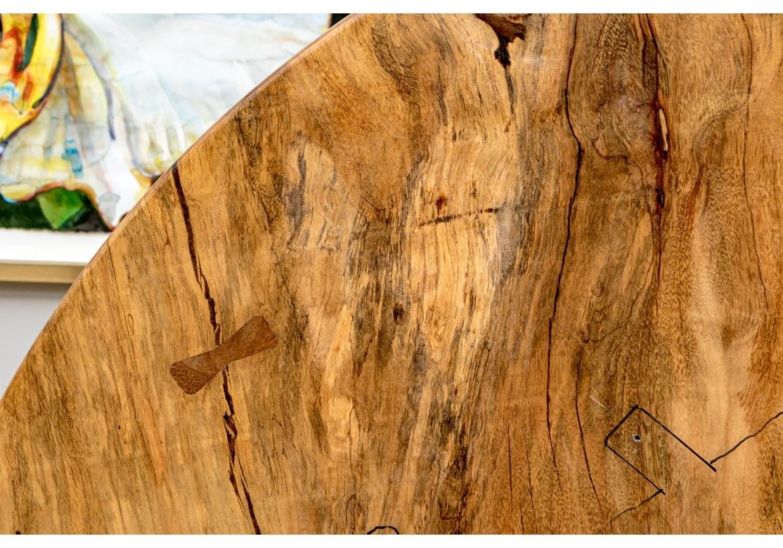 Straordinario piano del tavolo in Wood di Tucker Robbins in vendita 2
