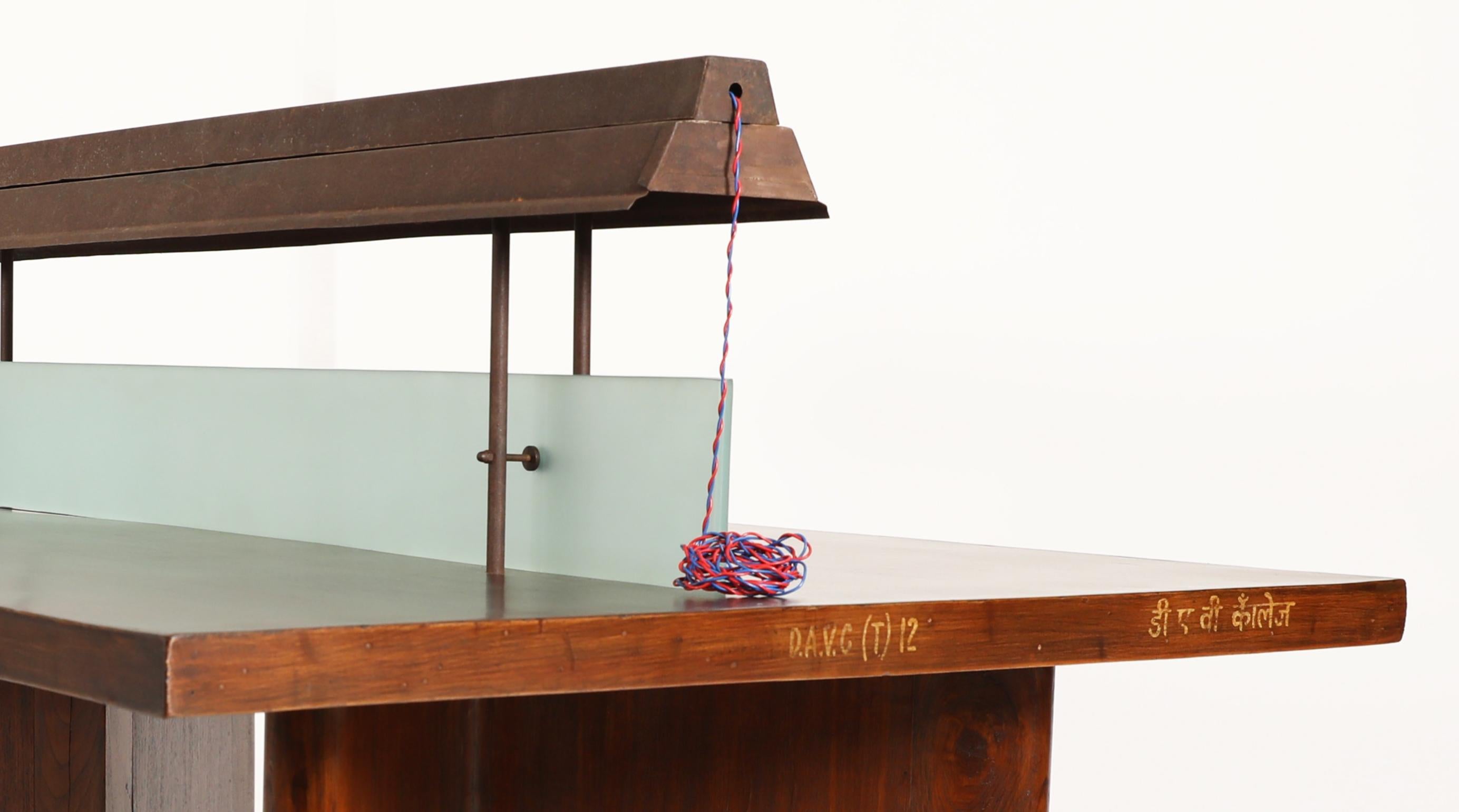 Extraordinary Pierre Jeanneret Library Table In Good Condition For Sale In New York, NY
