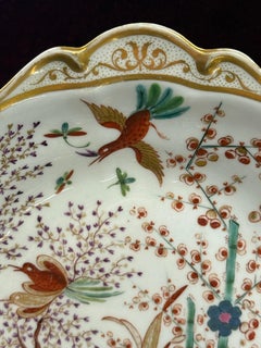 Extraordinary & Rare BFB Worcester Kakiemon design Porcelain Shell-shaped Dish