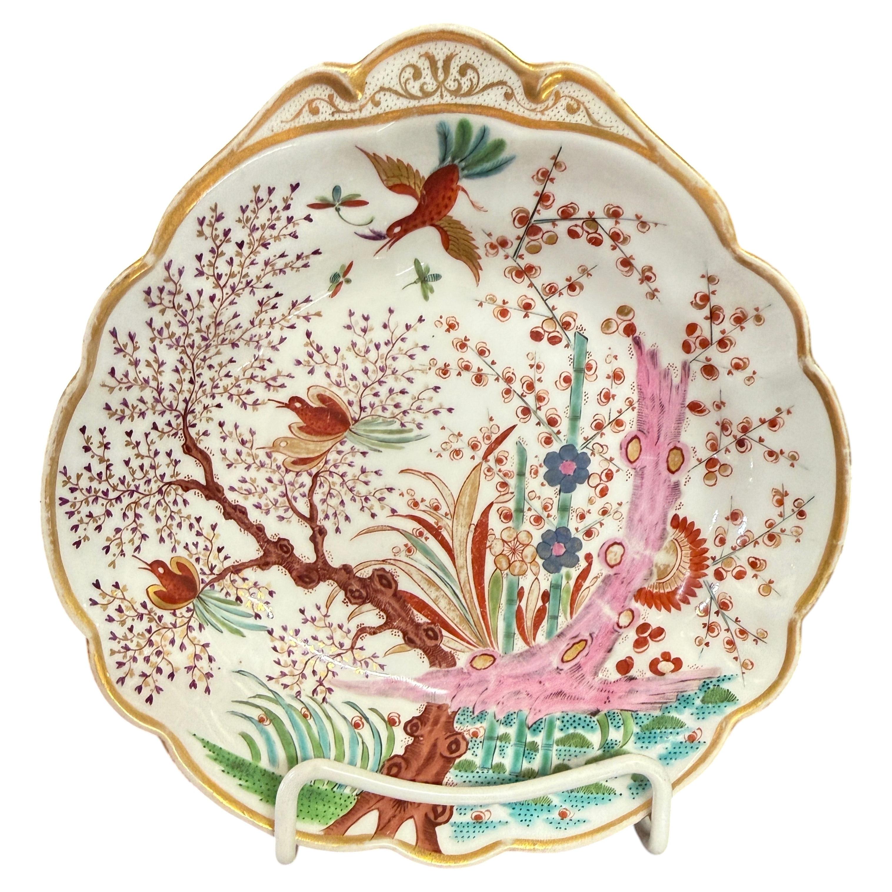 Extraordinary & Rare BFB Worcester Kakiemon design Porcelain Shell-shaped Dish For Sale