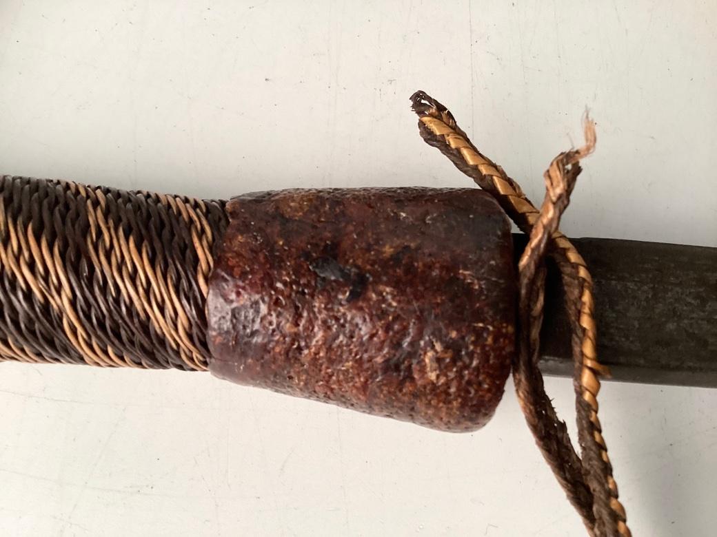 Extraordinary Rare Mandau Sword Dayak Peoples of Borneo For Sale 4