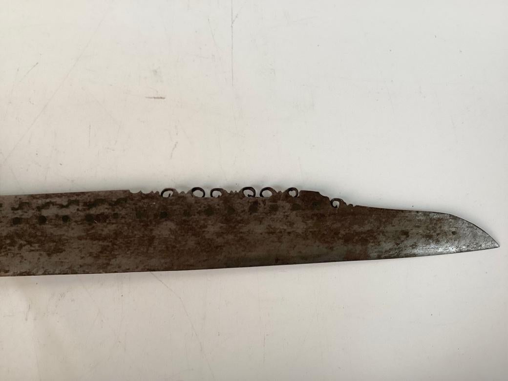 20th Century Extraordinary Rare Mandau Sword Dayak Peoples of Borneo For Sale