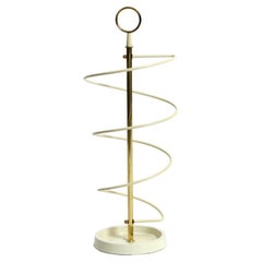 Vintage Extraordinary Rare Mid-Century Modern Umbrella Stand in String Helix Design