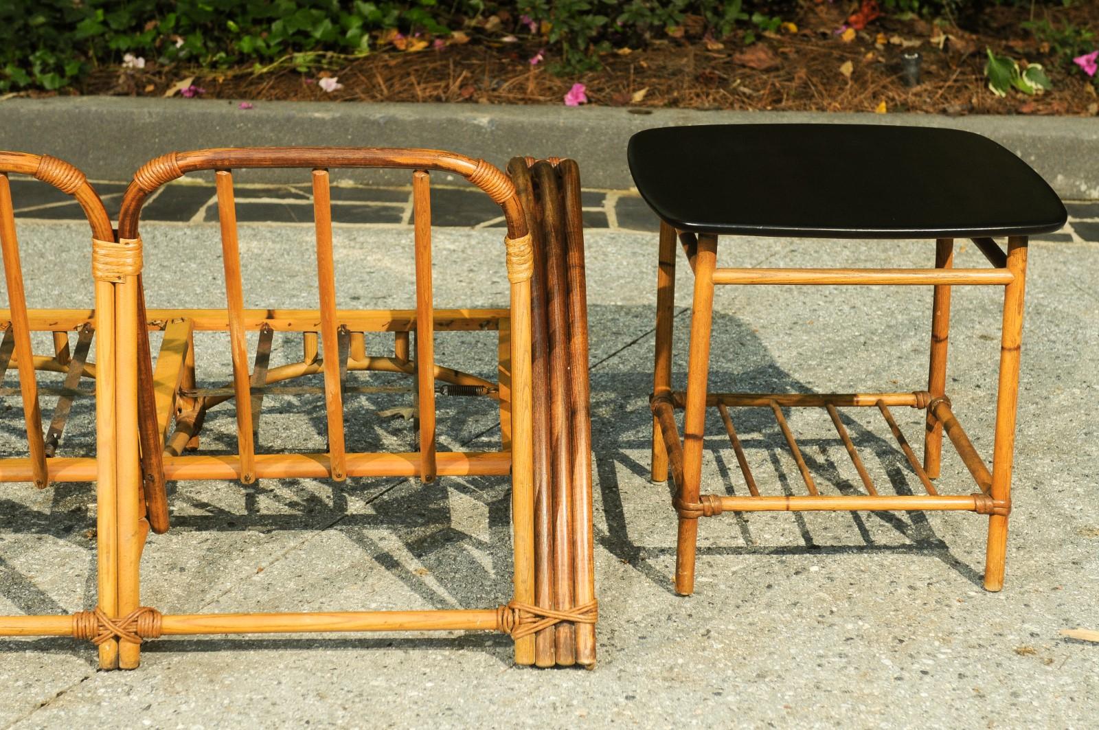 Extraordinary Restored Art Deco Seating Set by Heywood-Wakefield, circa 1935 For Sale 13