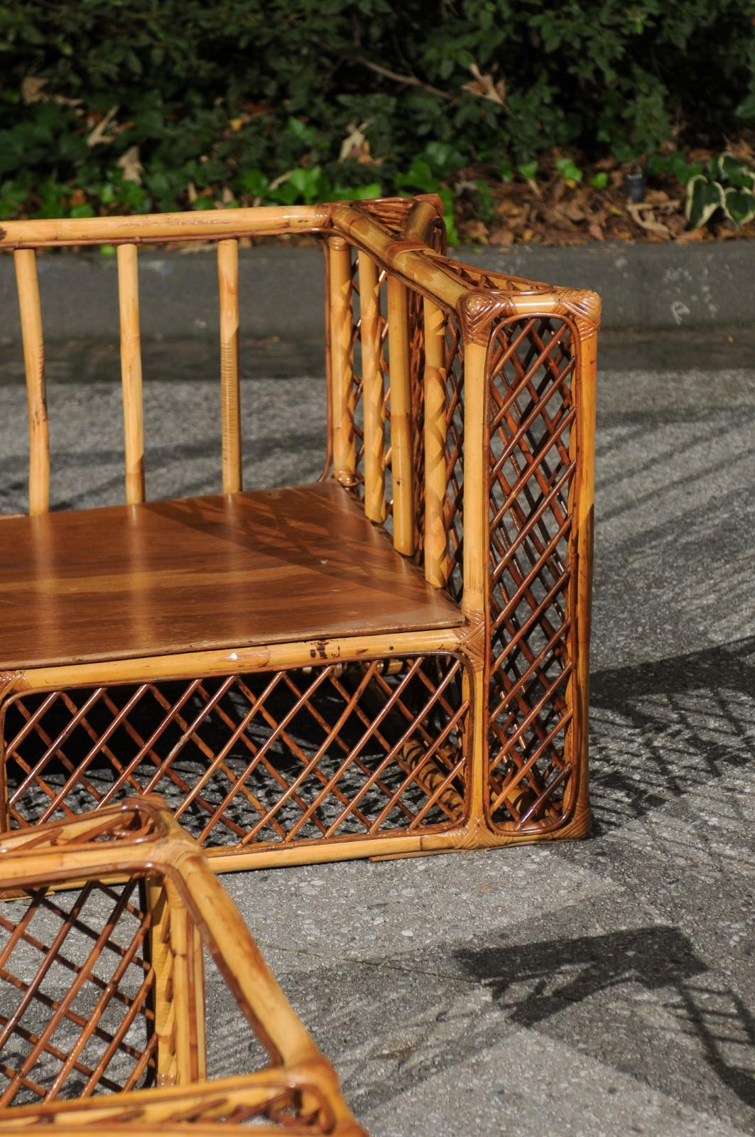 Extraordinary Restored Complete Seating Set by Vivai del Sud, Italy, circa 1976 For Sale 2