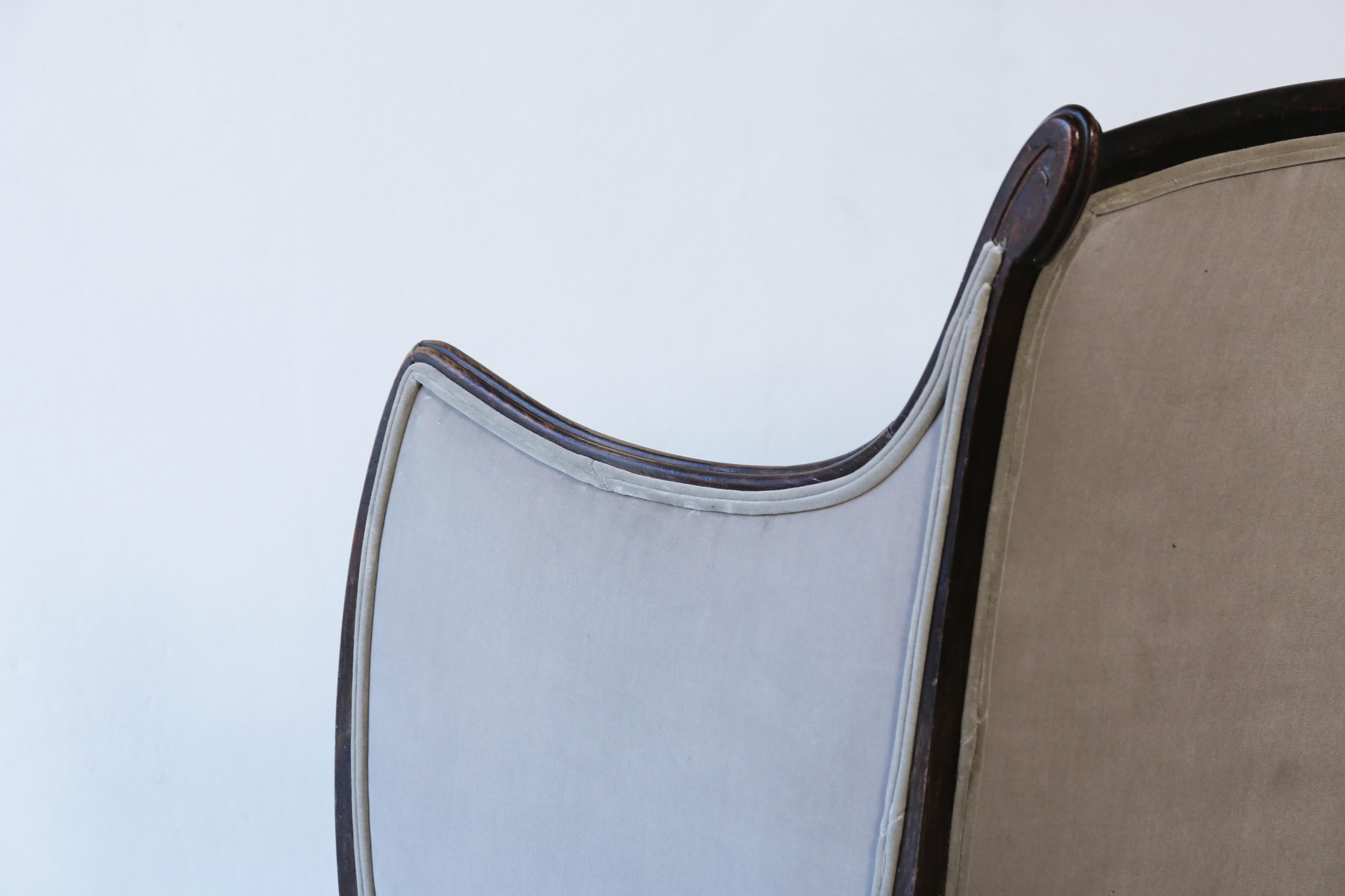 Extraordinary Sculptural Art Deco Chair, France, 1930s-1940s In Good Condition In LEWES, GB