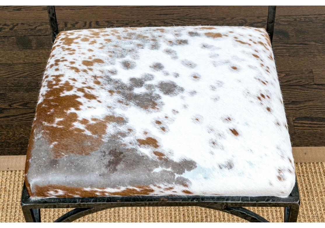 Extraordinaire ensemble de 12 chaises de salle à manger à dossier à lattes en bronze de Victoria Hagen en vente 14