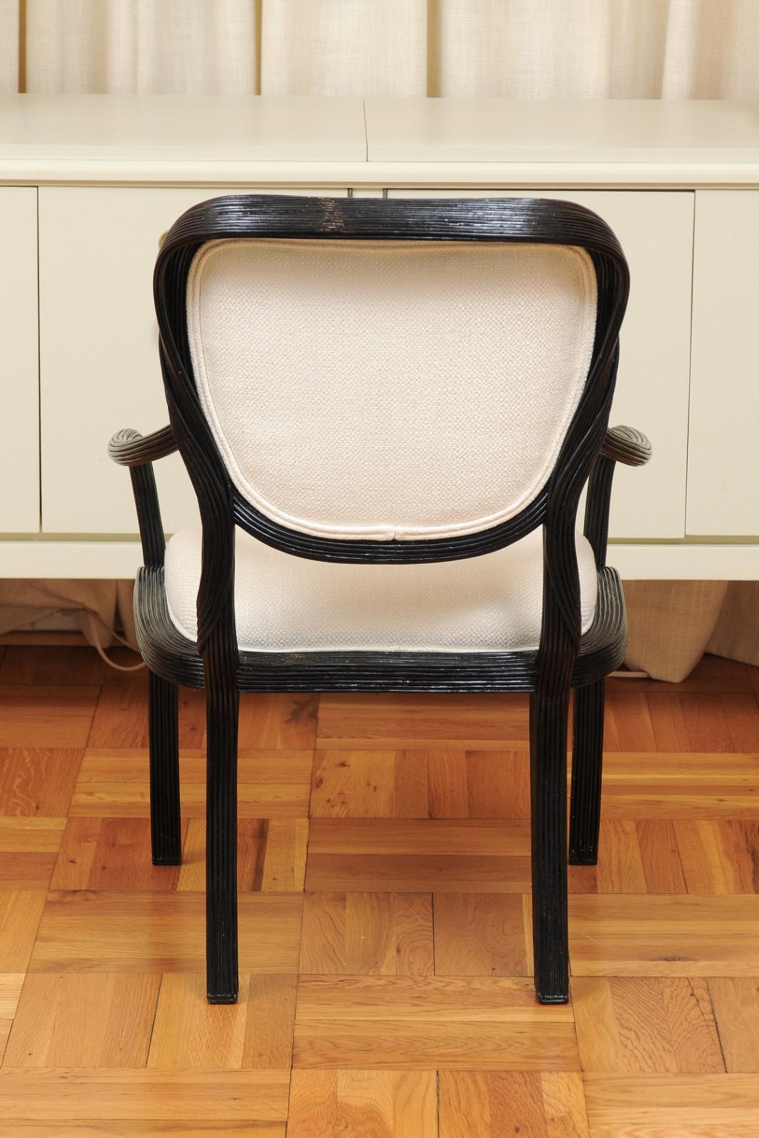 Extraordinary Set of 12 Trompe L'oiel Dining Chairs by Cobonpue, circa 1980 For Sale 9
