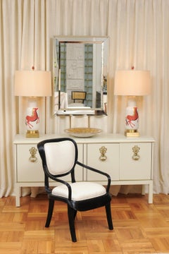 Extraordinary Set of 8 Trompe L'oiel Dining Chairs by Betty Cobonpue, circa 1980