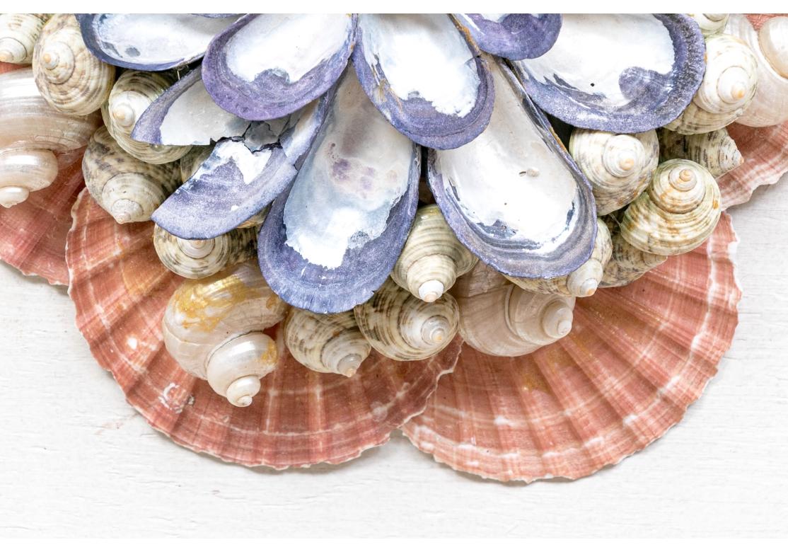 Extraordinary Shell Covered Neptune Figural Sculpture By Anne Jayson 9