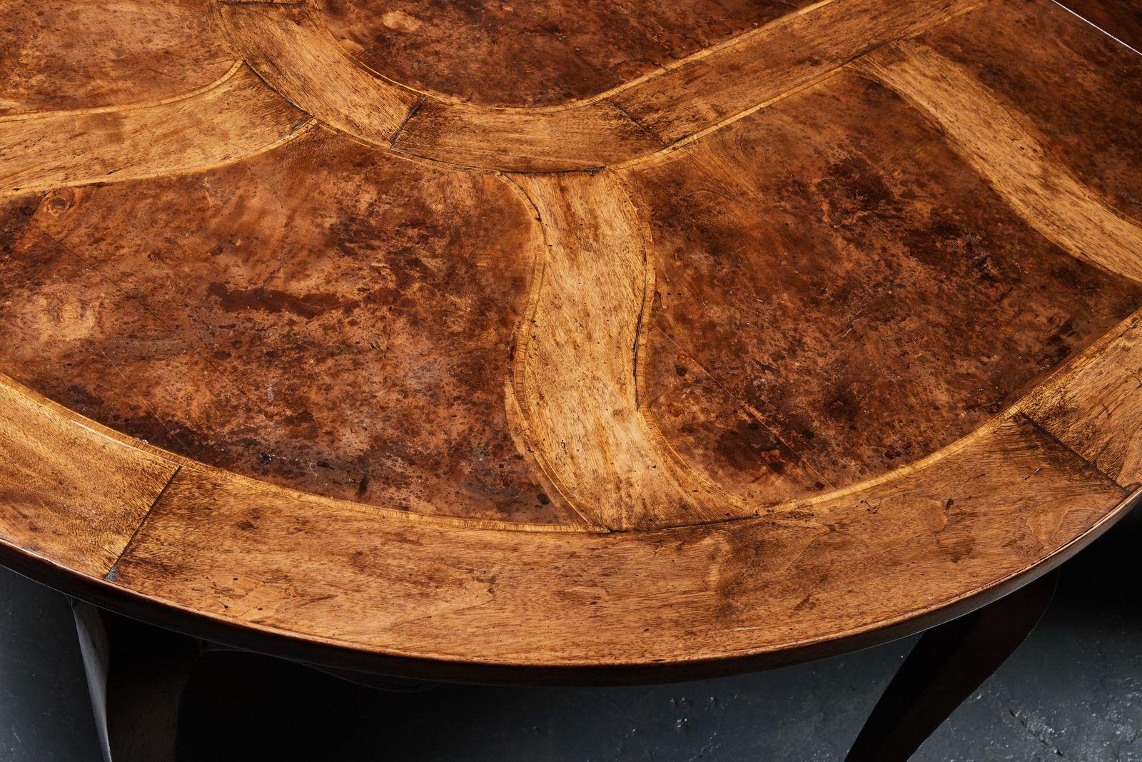 Late 20th Century Extraordinary, Six-Leaf Option Dining Table