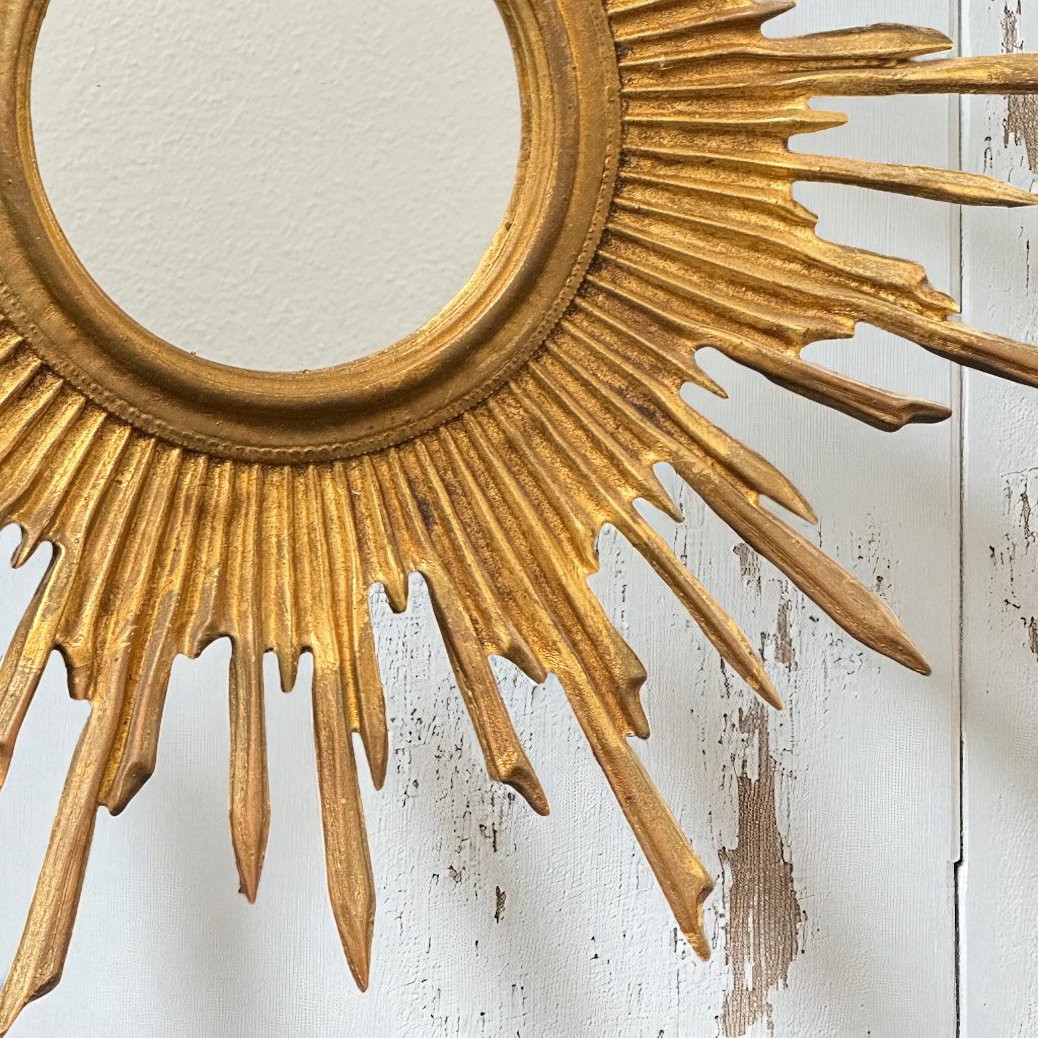 Außergewöhnliche Sunburst Starburst Spiegel Komposition, Deutschland, ca. 1960er Jahre im Angebot 8