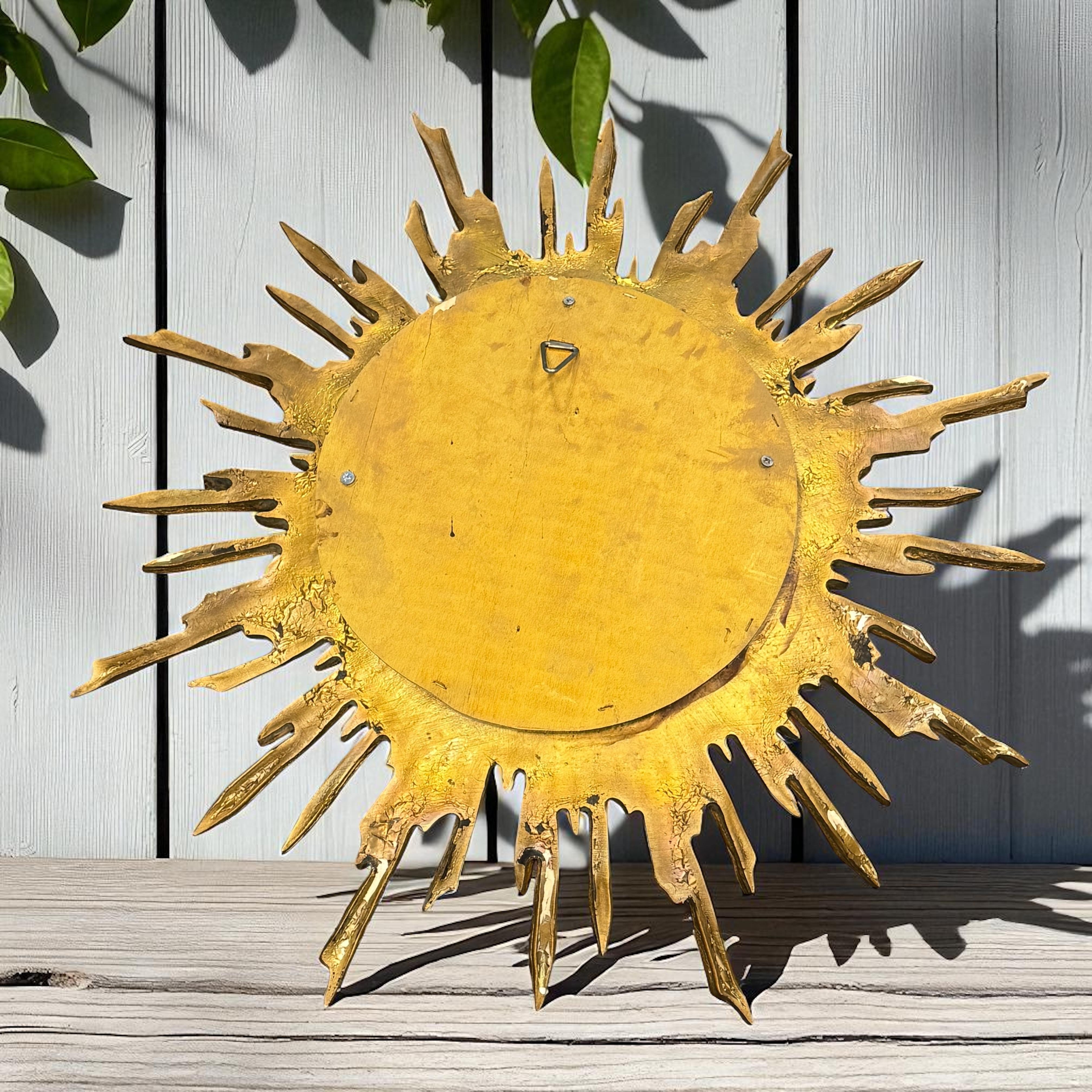 Außergewöhnliche Sunburst Starburst Spiegel Komposition, Deutschland, ca. 1960er Jahre im Angebot 11