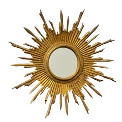 Straordinaria composizione di specchi Sunburst Starburst, Germania, circa 1960