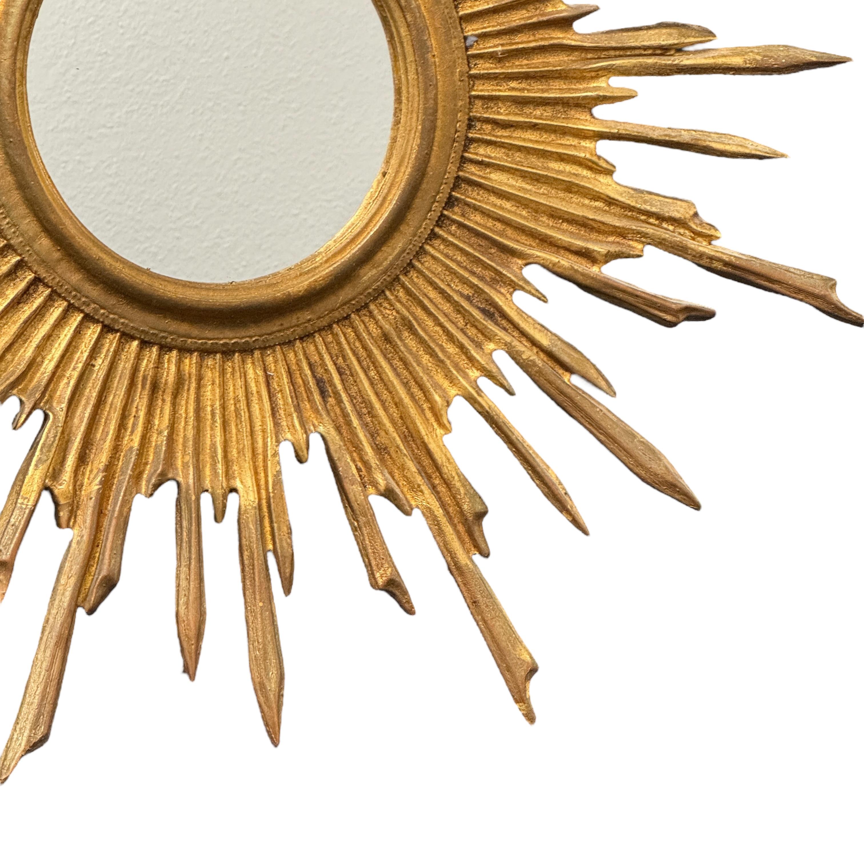 Außergewöhnliche Sunburst Starburst Spiegel Komposition, Deutschland, ca. 1960er Jahre im Zustand „Gut“ im Angebot in Nuernberg, DE