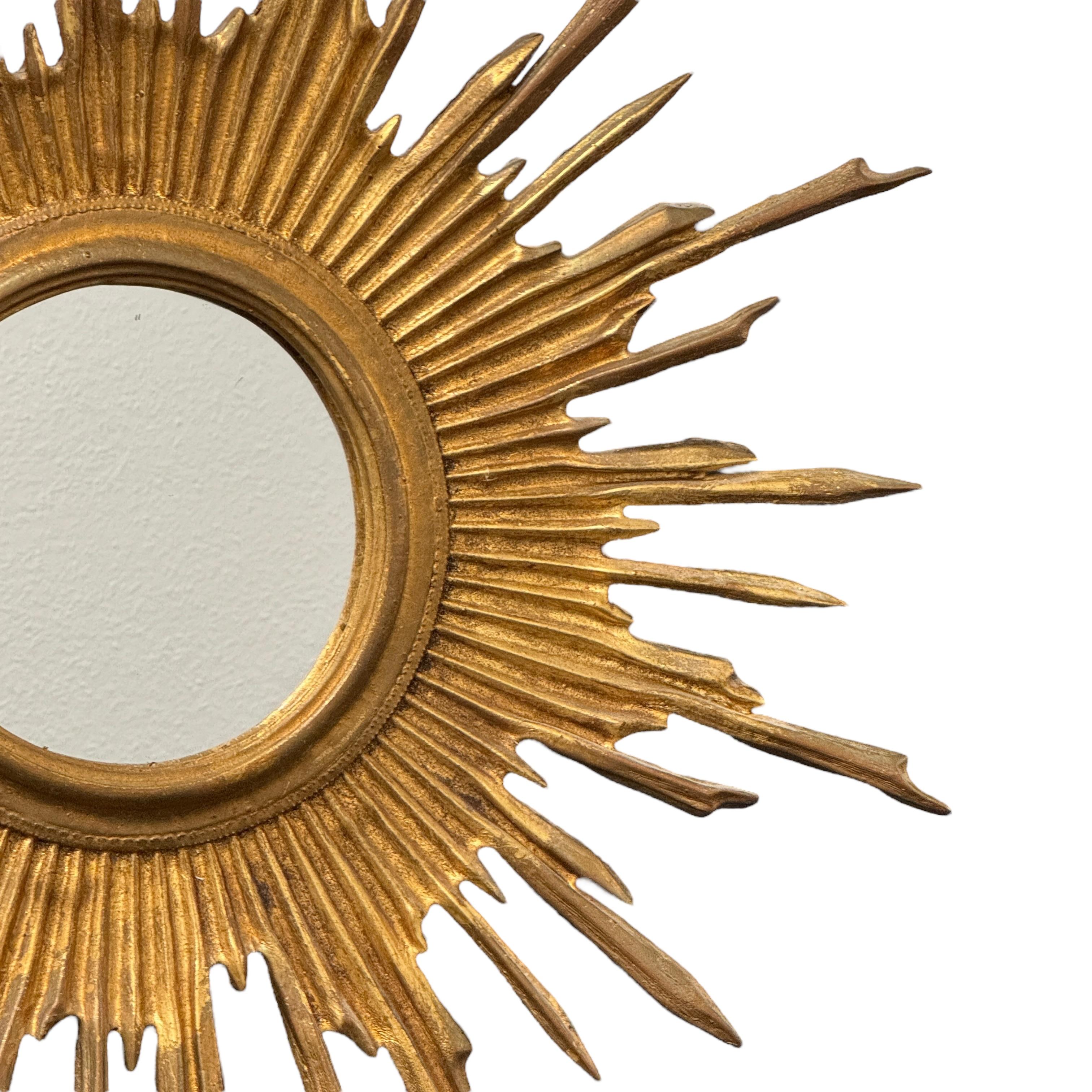 Außergewöhnliche Sunburst Starburst Spiegel Komposition, Deutschland, ca. 1960er Jahre (Mitte des 20. Jahrhunderts) im Angebot