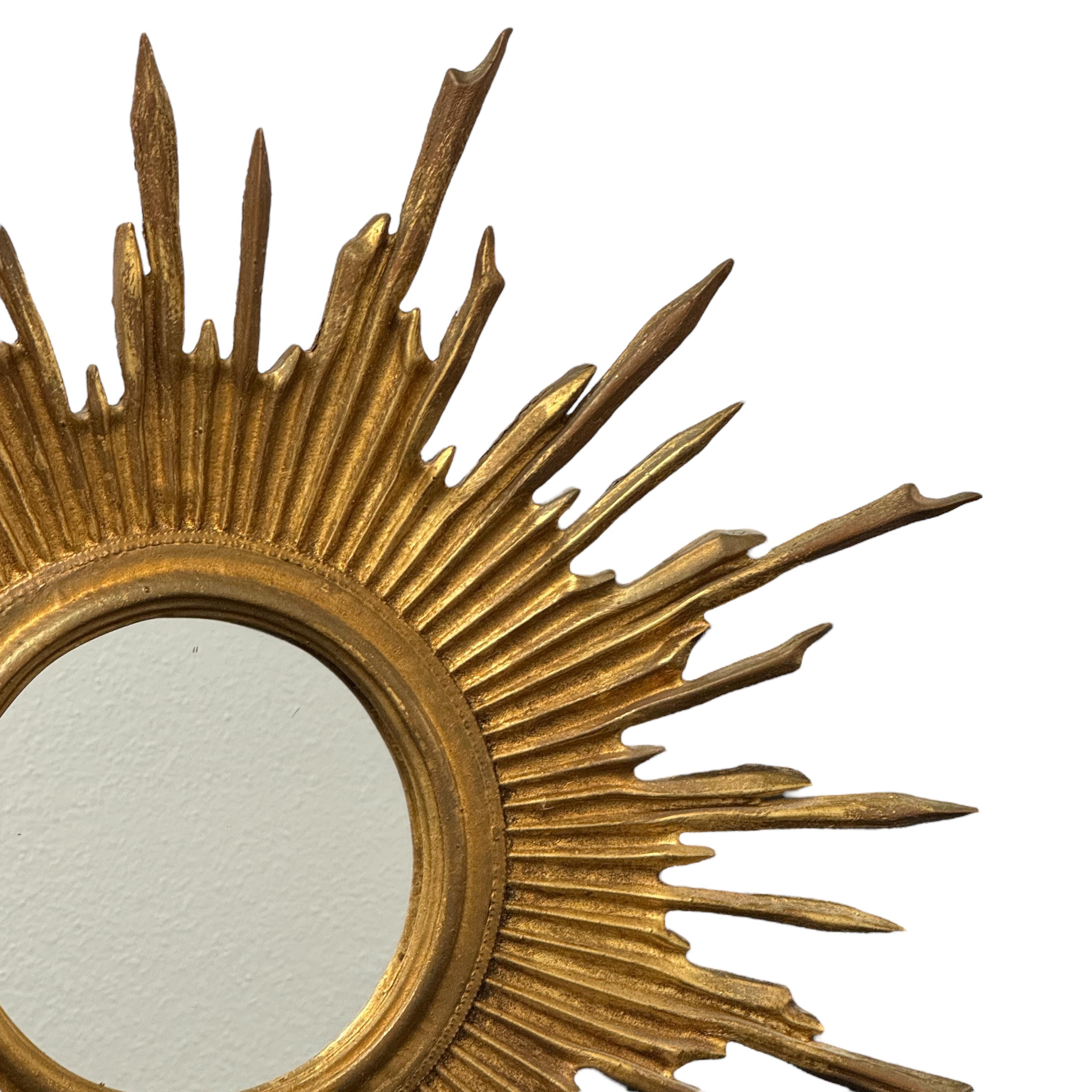 Außergewöhnliche Sunburst Starburst Spiegel Komposition, Deutschland, ca. 1960er Jahre im Angebot 1