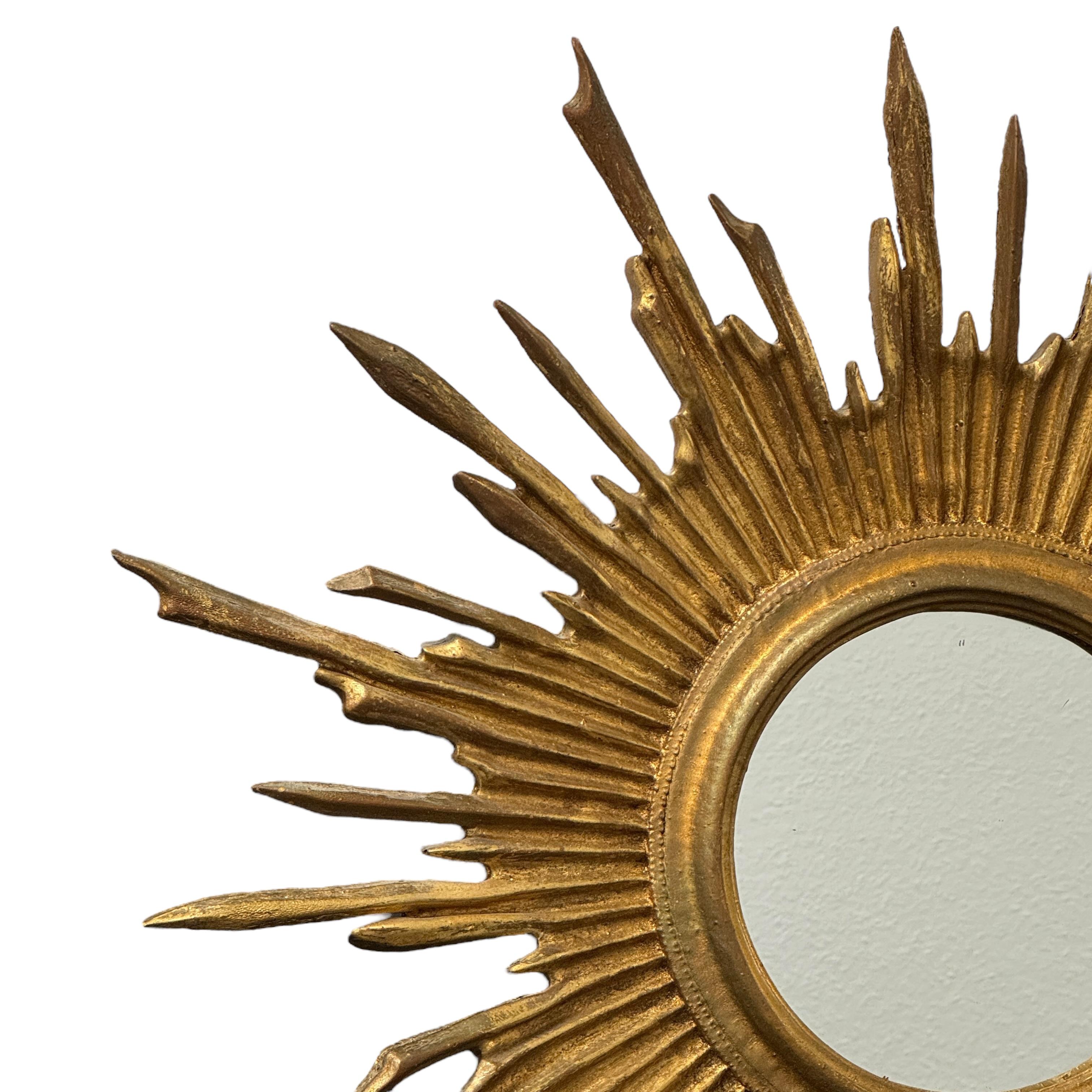 Außergewöhnliche Sunburst Starburst Spiegel Komposition, Deutschland, ca. 1960er Jahre im Angebot 3
