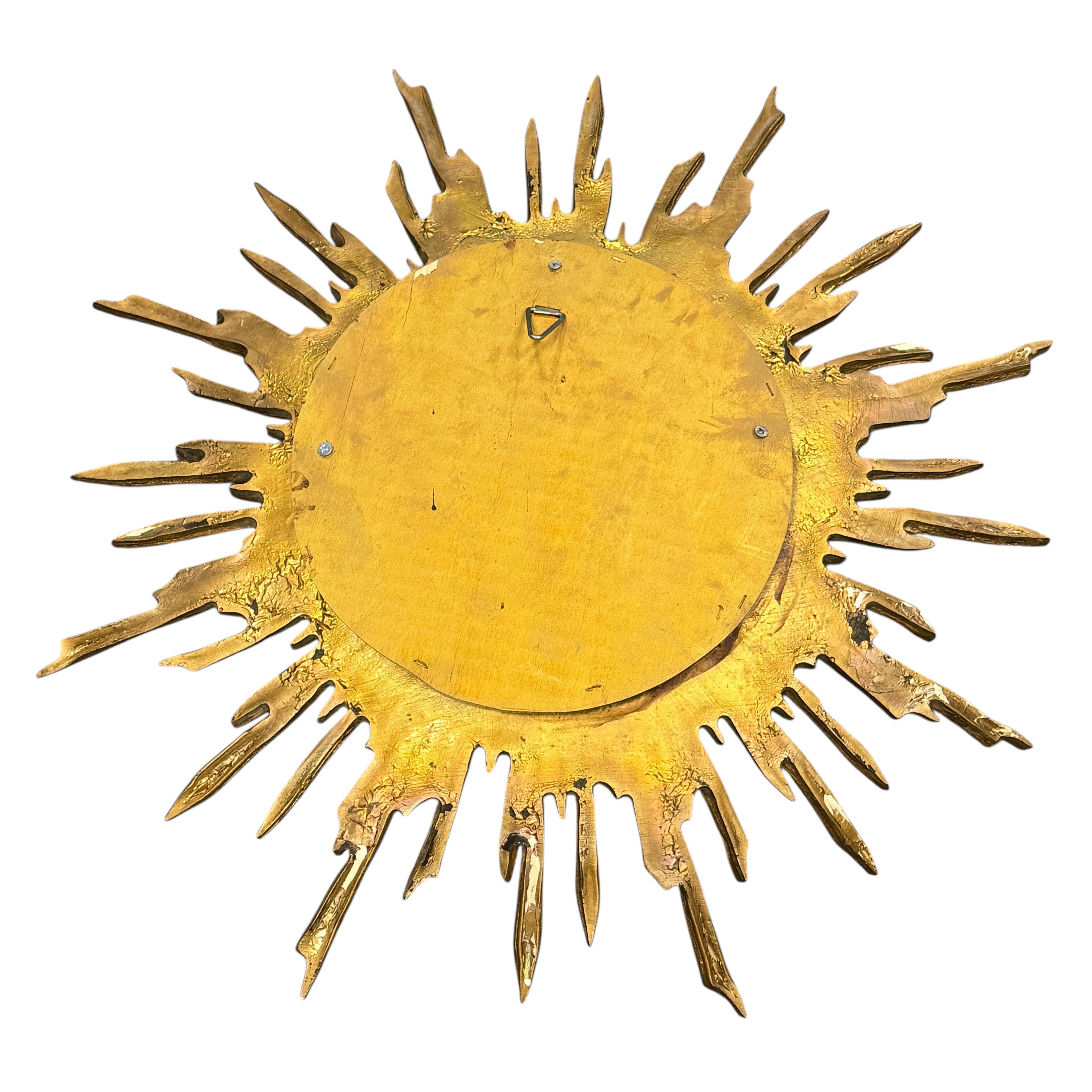 Außergewöhnliche Sunburst Starburst Spiegel Komposition, Deutschland, ca. 1960er Jahre im Angebot 4