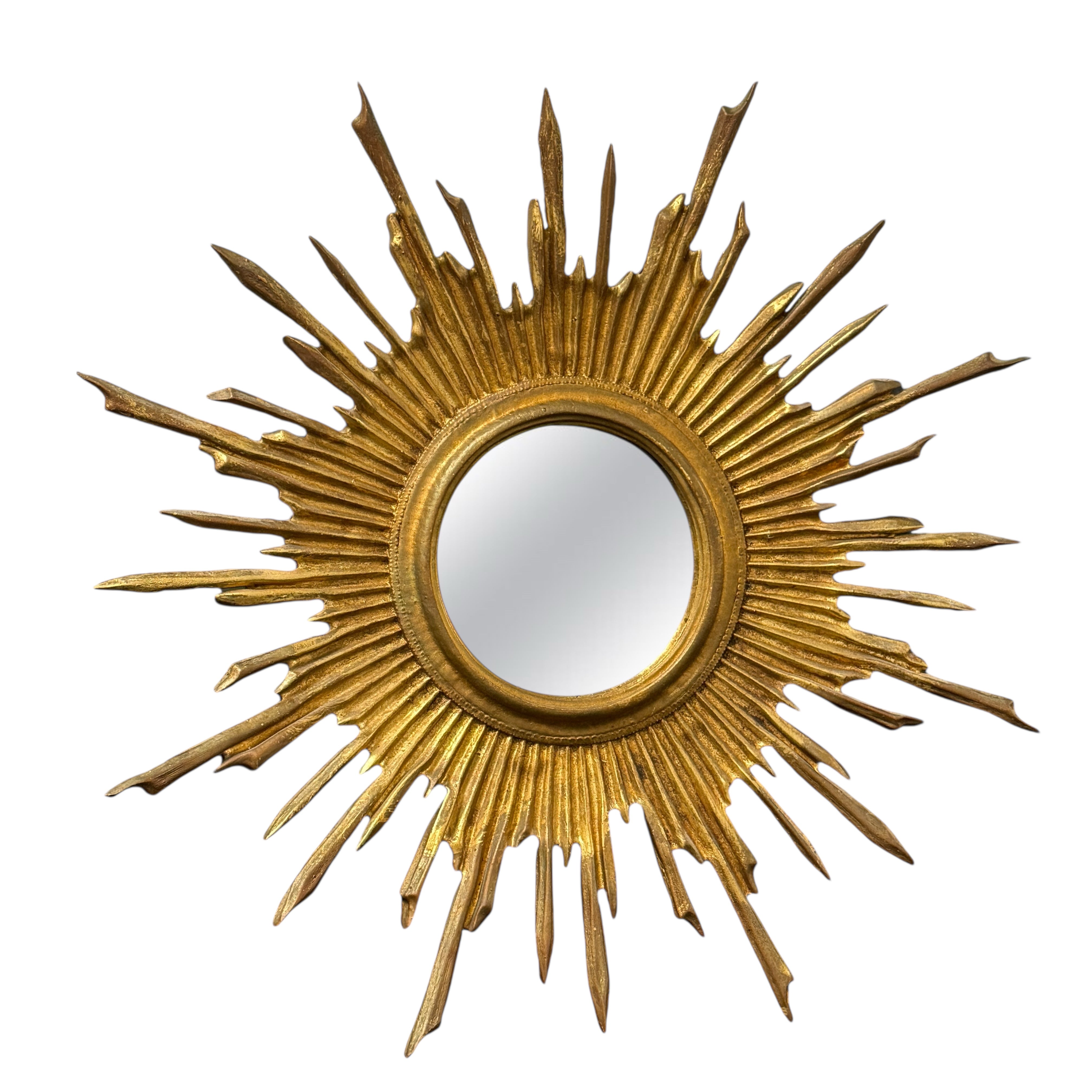 Außergewöhnliche Sunburst Starburst Spiegel Komposition, Deutschland, ca. 1960er Jahre im Angebot