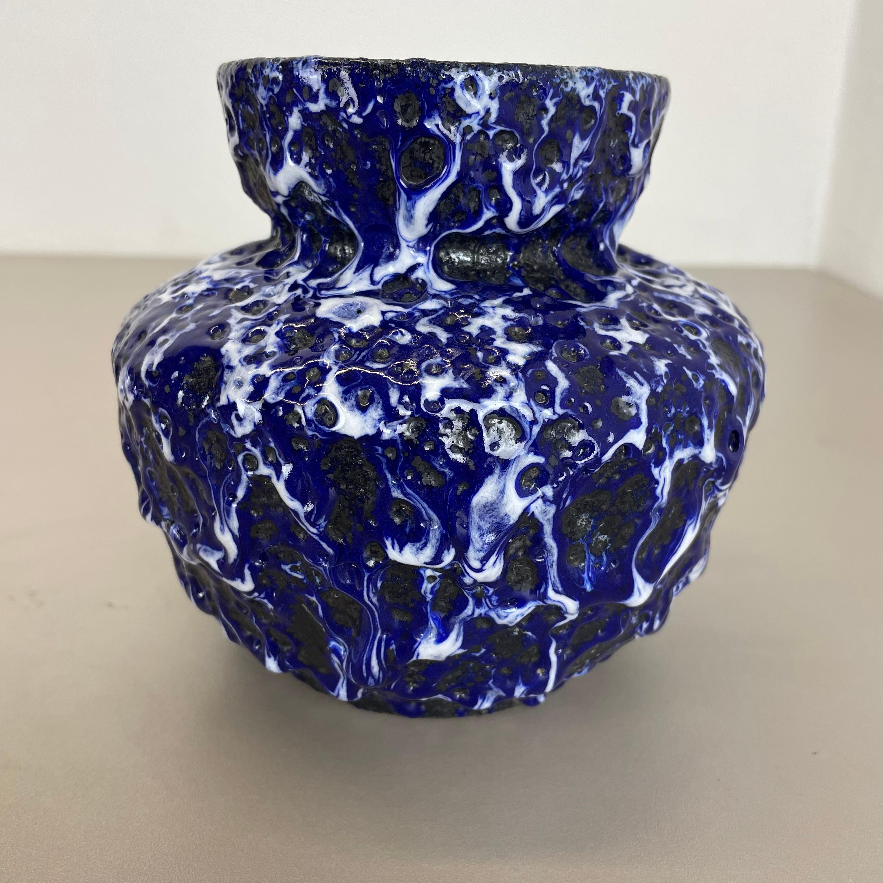 Außergewöhnliche Superglasur-Vase aus Keramik „Fat Lava“ von Es Keramik, Deutschland, WGP 1960 im Angebot 11