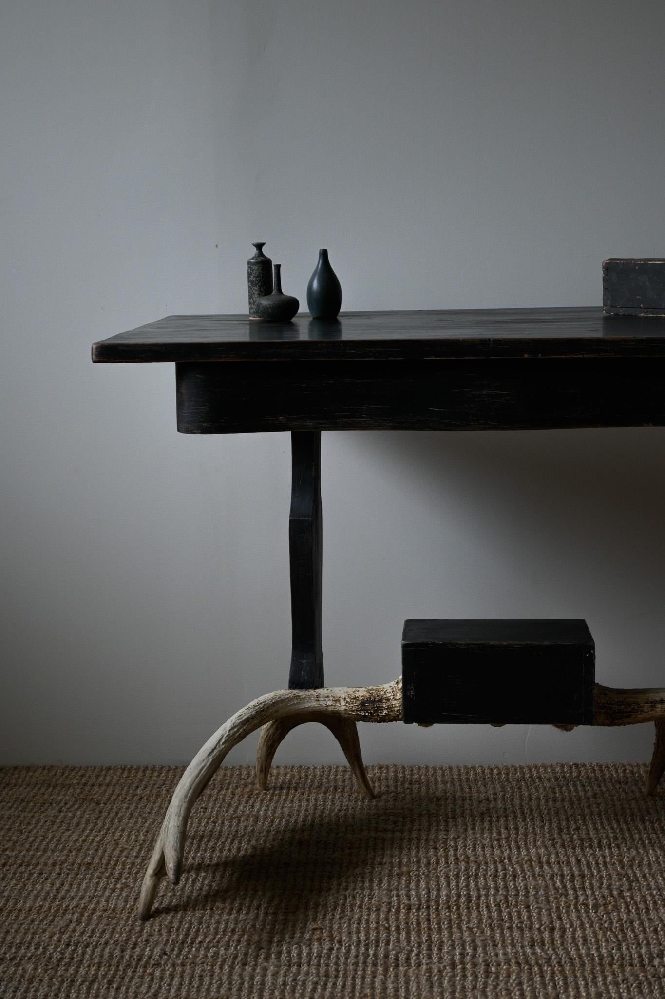 Extraordinary Swedish Hunting Table/Desk, dated 1873 7