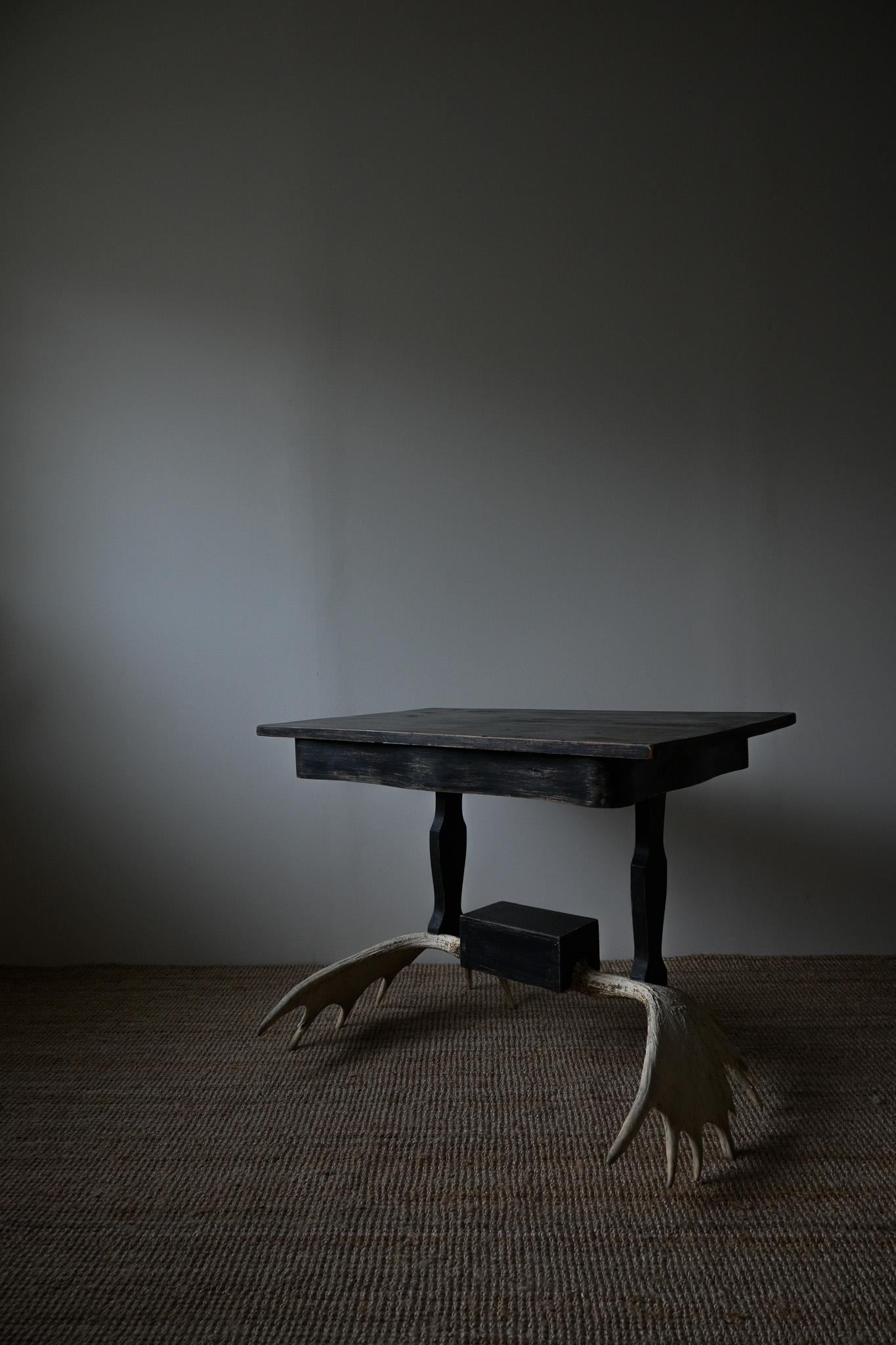 Scandinavian Modern Extraordinary Swedish Hunting Table/Desk, dated 1873