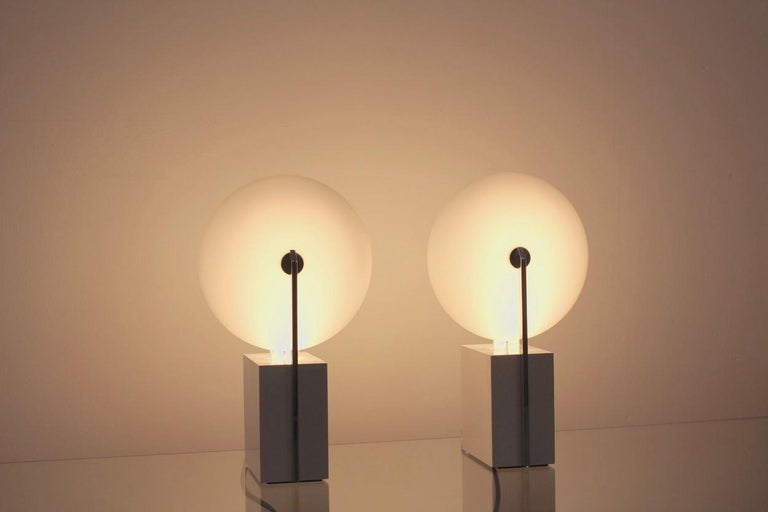Extraordinary Table Lamp model 10606 designed by Sabine Charoy, France, 1981 For Sale 1