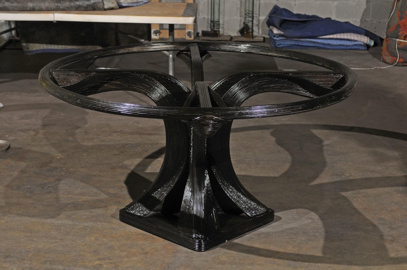 Extraordinary Trompe L'oiel Dining or Centre Table by Betty Cobonpue, circa 1980 For Sale 6