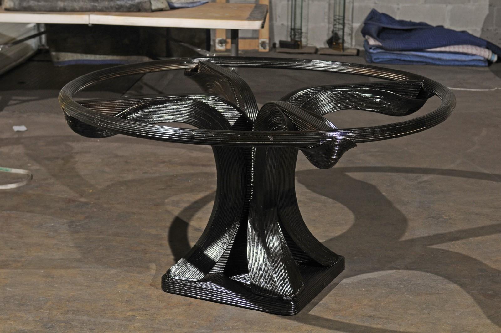 Extraordinary Trompe L'oiel Dining or Centre Table by Betty Cobonpue, circa 1980 For Sale 7