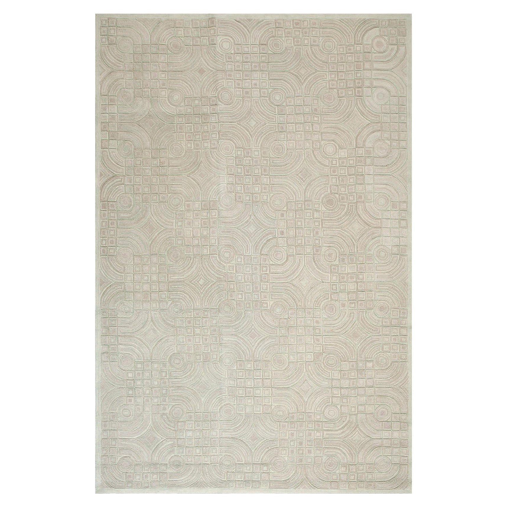 Extraordinary 
Unique Modern Design Contemporary Cotton American Hooked Rug