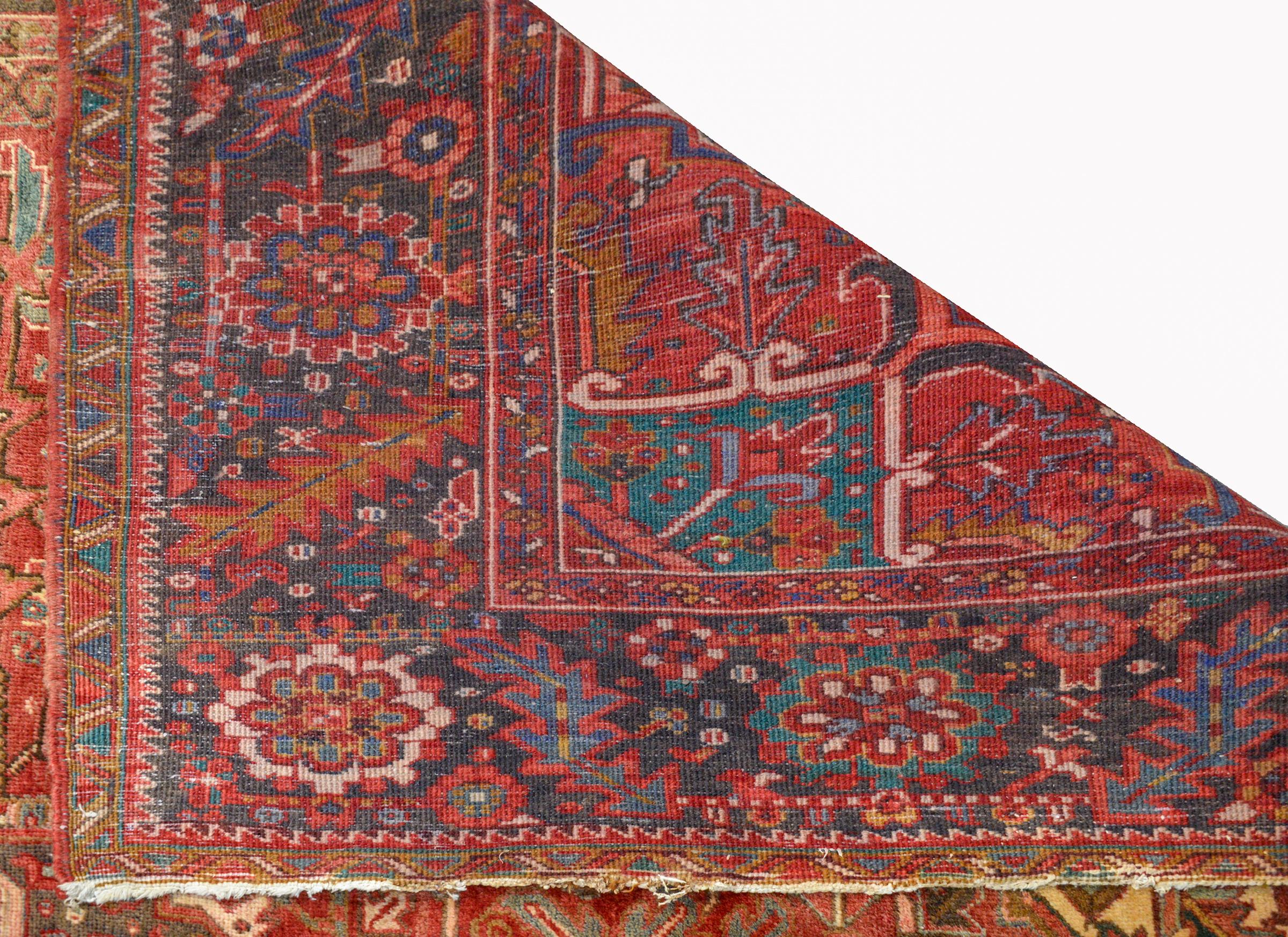 Extraordinary Vintage Heriz Rug 2