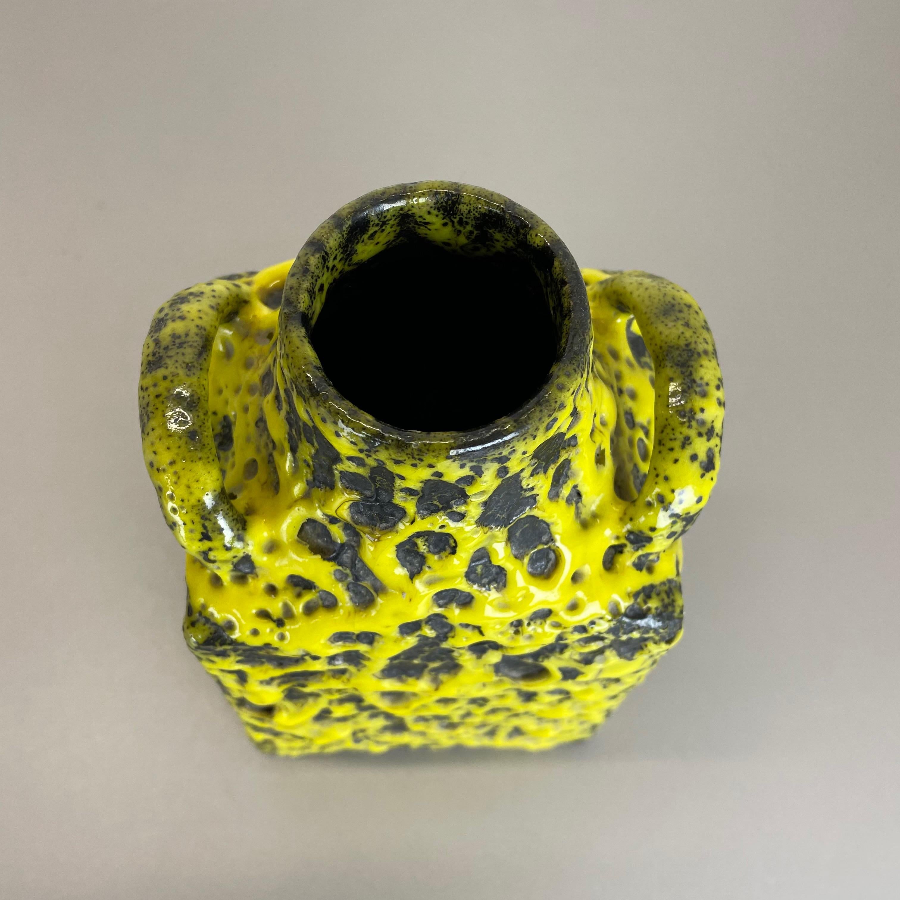 Extraordinary Vintage Pottery Fat Lava Vase Made by Es Keramik, Germany, 1960s For Sale 5