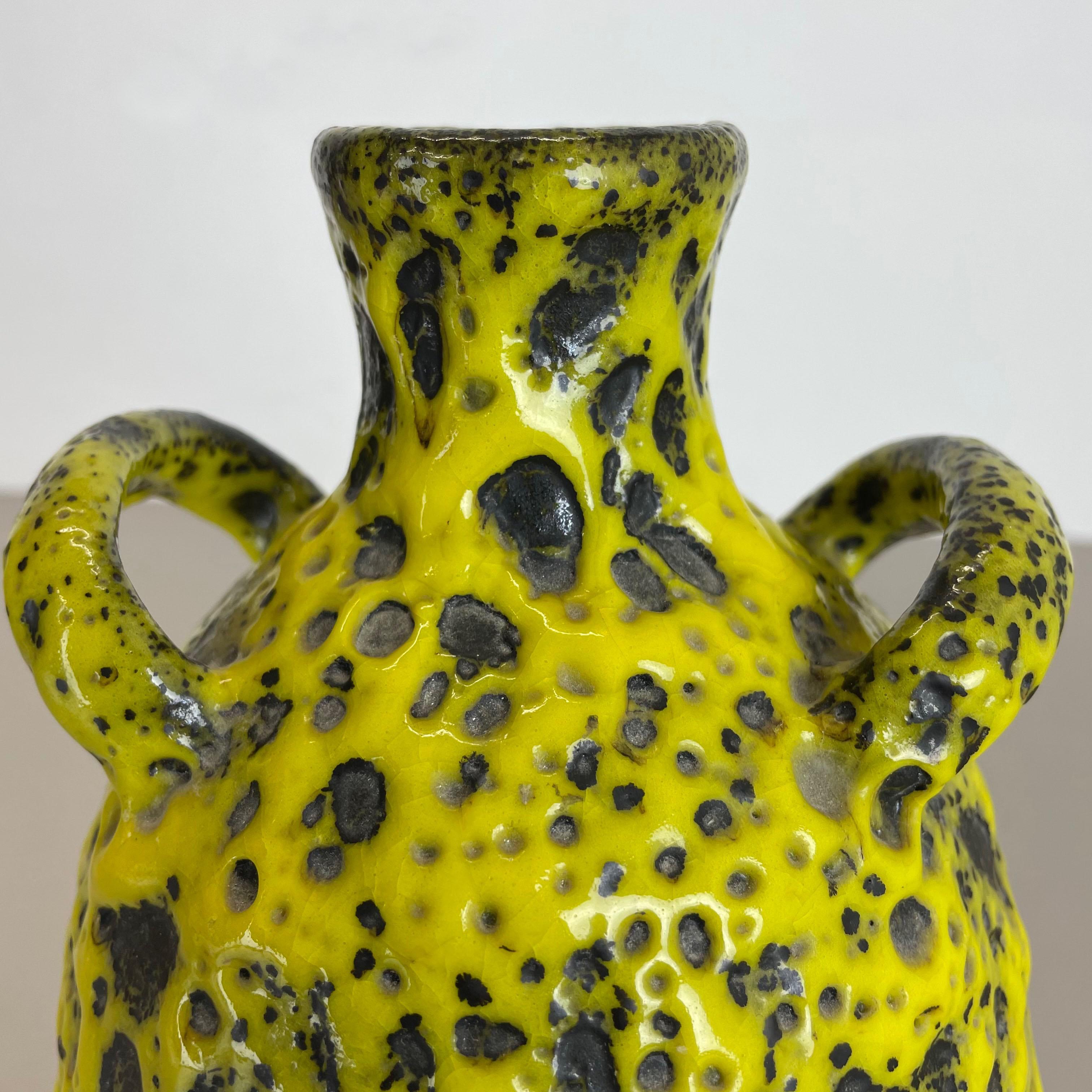 Extraordinary Vintage Pottery Fat Lava Vase Made by Es Keramik, Germany, 1960s 10