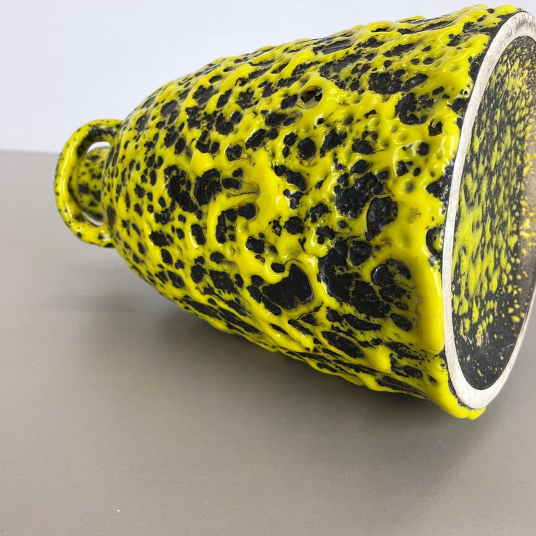 Extraordinary Vintage Pottery Fat Lava Vase Made by Es Keramik, Germany