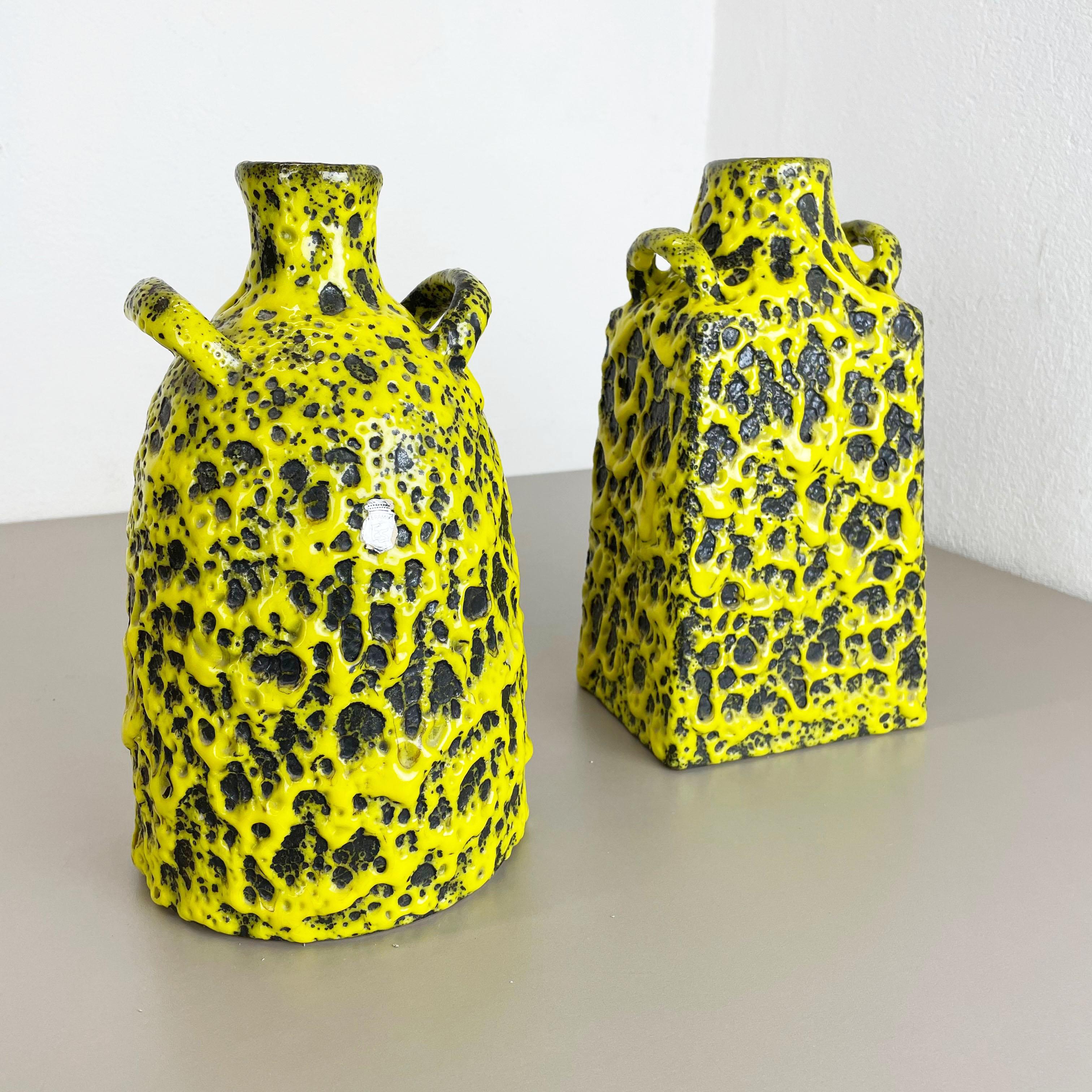 Extraordinary Vintage Pottery Fat Lava Vase Made by Es Keramik, Germany, 1960s 14